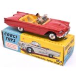 Corgi Toys Ford Thunderbird -Open Sports (215S). Example with sprung suspension, In the harder to