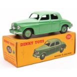 Dinky Toys Rover 75 Saloon (156). Example in two tone green, with mid green wheels and black