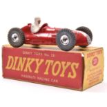 A rare Dinky Toys Maserati Racing Car (231). In red, RN9, example with spun wheels and grey tyres.