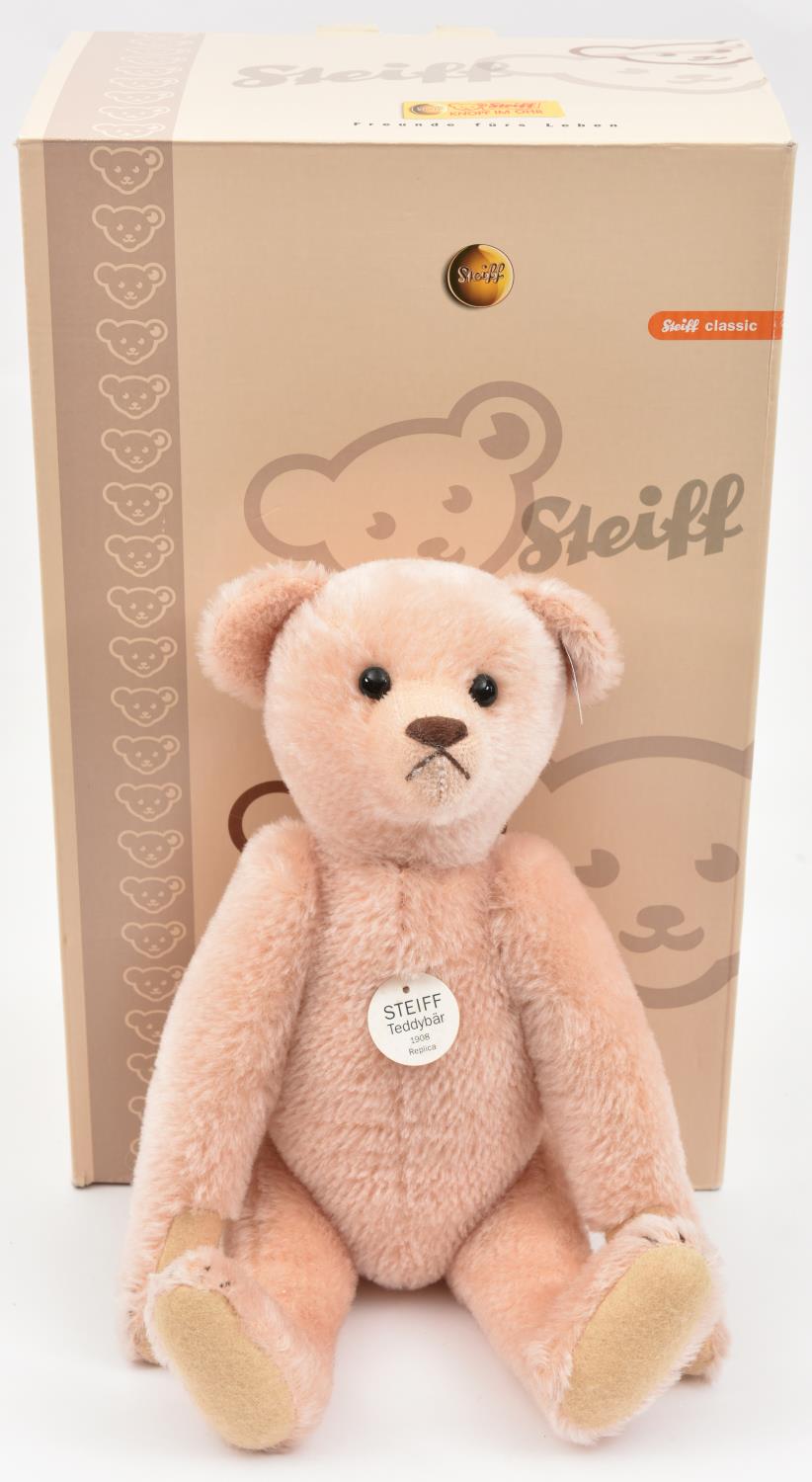 3 Steiff. A 2010 North American Limited Edition Teddy Bear, Prince-The Purple Trademark Bear ( - Image 2 of 3
