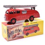 Dinky Supertoys Commer Fire Engine (955). Late example in red with windows and red plastic wheels