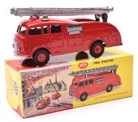 Dinky Supertoys Commer Fire Engine (955). Late example in red with windows and red plastic wheels