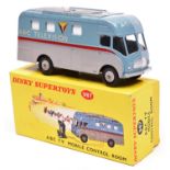 Dinky Supertoys ABC TV Mobile Control Room (987). In light blue and grey with red coach line. 'ABC