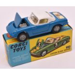 A rare Corgi Toys Lotus Elan S.2 (319). One of very few known to exist, in mid blue with white