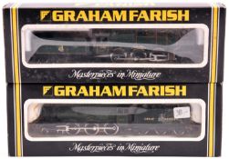 2 Graham Farish N Gauge tender locomotives. A BR King Class 4-6-0 'King John' RN 6026 and a Great