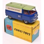 A scarce Corgi Toys promotional Commer 3/4 Ton Van 'HAMMONDS'(462). Produced in limited numbers