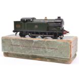 A Hornby Dublo pre-war 3-rail GWR Class N2 0-6-2T locomotive (EDL7). 6699, in dark green livery with