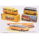 2 special edition Atlas French Dinky Toys. A Petit Autocar Mercedes-Benz (541), a Swiss market
