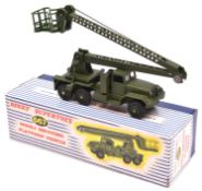 Dinky Supertoys Missile Servicing Platform Vehicle (667). In military green. Boxed, minor wear and