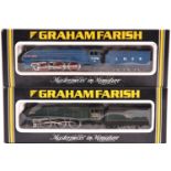 2 Graham Farish N Gauge Class A4 4-6-2 tender locomotives. LNER RN 4498 'Sir Nigel Gresley' in