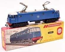 A Hornby Dublo 2-rail BR Electric overhead Bo-Bo double pantograph locomotive (2245). E3002, in blue