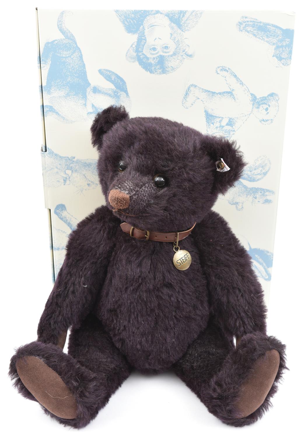 3 Steiff. A 2010 North American Limited Edition Teddy Bear, Prince-The Purple Trademark Bear (