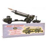 Dinky Supertoys Missile Erecting Vehicle with Corporal Missile and Launching Platform (666). Both in