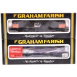 2 Graham Farish N Gauge diesel locomotives. A Class 47 Co-Co RN 47-817 in Porterbrook Purple &