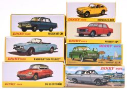 8 Atlas French Dinky Toys. Including a 2 vehicle Collectors set 'Les Prototypes de 1960', comprising