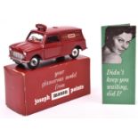 A rare Dinky Toys Mini Van - Joseph Mason Paints (274). A special promotional model in maroon with