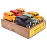 A Copy Dinky Toys Trade Box for 6 Delivery Van (28). Containing 6 white metal reproduction