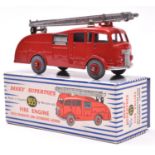Dinky Supertoys Commer Fire Engine (955). An example with window glazing, with silver ladder and red