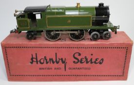 A Hornby O gauge clockwork GWR 4-4-2T No.2 Special Tank Locomotive (L459). 2221, in lined green