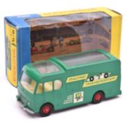 Matchbox King Size K-5 Racing Car Transporter. In green B.P. livery with red wheels and black tyres,