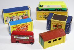 4 Matchbox Series. A Major M-1 B.P. Tanker in yellow, green and white livery, with black base and