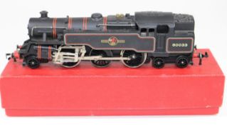 Hornby Dublo 2-rail BR Class 4MT 2-6-4 Standard Tank locomotive (2218) in lined black livery,