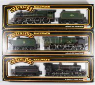 3x Mainline Railways OO gauge BR locomotives. A Jubilee Class 4-6-0, Orion 45691, in dark green (