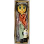 A scarce early Pelham Puppet, 'Television's Mr. Turnip'. With orangy brown jacket and light green