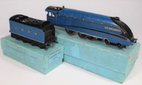 A rare Hornby Dublo clockwork LNER Class A4 4-6-2 locomotive (DL1). Sir Nigel Gresley 4498, in