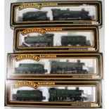 4x Mainline Railways OO gauge GWR locomotives. 2x Class 43xx 2-6-0, 5322 (37-090) (one with broken/