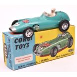 Corgi Toys B.R.M. Formula 1 Grand Prix Racing Car (152S). Second type with suspension in turquoise