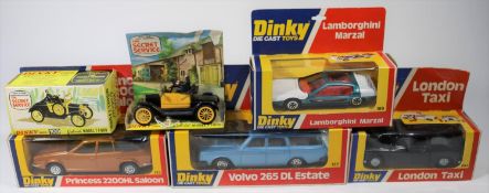 5 Dinky Toys. TV Related 'Gabriel' Ford Model T from Gerry Anderson's 'The Secret Service' (109), in