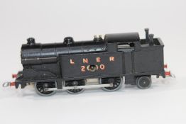 A rare Hornby Dublo pre-war clockwork LNER Class N2 0-6-2T locomotive (DL7) 2690, in black livery