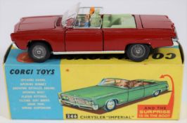 Corgi Toys Chrysler 'Imperial' (246). In red with pale blue interior, complete with driver and