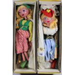 2 Pelham Puppets. Both Standard examples, one looks to be the Dutch girl and the other the gypsy