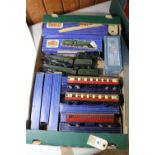 Hornby Dublo 2-rail model railway. 2x BR 4-6-0 Bristol Castle tender locomotives, RN7013, one boxed.