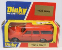 A scarce late Dinky Toys Volvo 265DL Estate (180). An Italian produced example painted in orange,