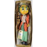 A scarce early Pelham Puppet, 'Television's Mr. Turnip'. With reddish brown jacket and light green