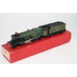 Hornby Dublo 2-rail BR 4-6-0 Castle Class tender locomotive Denbigh Castle (2220) RN7032 in lined