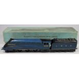 A rare pre-war Hornby Dublo 3-rail electric Class A4 LNER tender locomotive Sir Nigel Gresley, (