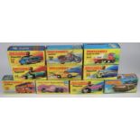 10 Matchbox Superfast. No.3 Porsche Turbo. No.13 Baja Buggy. No.14 Iso Grifo. No.17 The Londoner