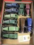 10 Dinky Toys 30 and 36 Series. Rolls Royce, 4x Rover, 2x Vauxhall, 2x Bentley and a Humber. QGC,