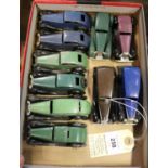 10 Dinky Toys 30 and 36 Series. Rolls Royce, 4x Rover, 2x Vauxhall, 2x Bentley and a Humber. QGC,