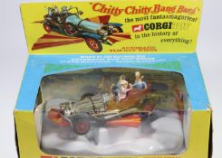 A Corgi Toys Chitty Chitty Bang Bang (266). 1st series 1967, with all original figures and both