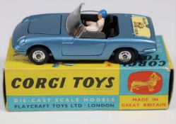 Corgi Toys Lotus Elan S2. (318). Example in light metallic blue with black interior, 'I've Got a