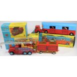 Corgi Major Toys Chipperfield's Circus Crane Truck (1121). In red, yellow and light blue livery,