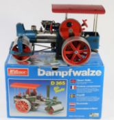 A 'West German' produced Wilesco 'Dampfwalze' (Steam Roller). A similar scale and design to Mamod,