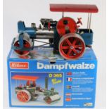 A 'West German' produced Wilesco 'Dampfwalze' (Steam Roller). A similar scale and design to Mamod,