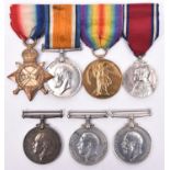 Four: 1914-15 star (Mate, G Ellis RN), BWM, Victory (Eng Lt G Ellis RN) Silver Jubilee medal 1935 (