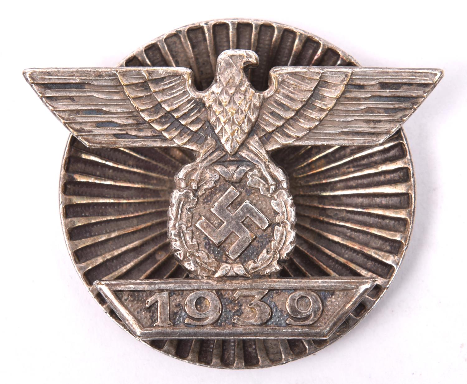 A 1939 bar to the 1914 Iron Cross 1st class, with fluted screw back fixing. GC